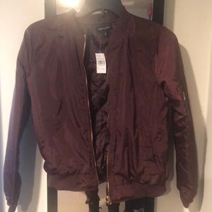 Maroon Bomber Jacket Never Worn